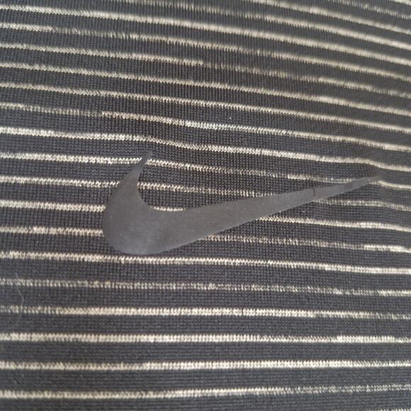 Nike Tiger Woods TW Dri-FIT Black Stripe Golf Polo Shirt Men’s Large - Picture 2 of 6